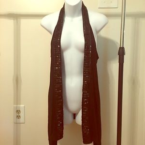 Shiny Open Sweater/Vest
